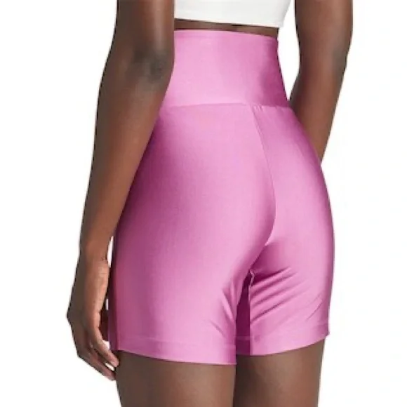 NWT Adidas Originals 3-Stripes Spandex Cycling Shorts- Semi Pulse Lilac - MED - Picture 5 of 13